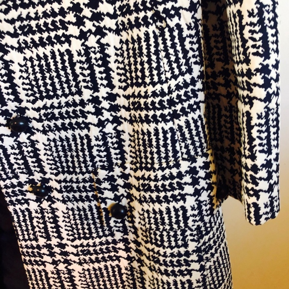 Christian Dior Coat-navy and white houndstooth - Picture 5 of 8